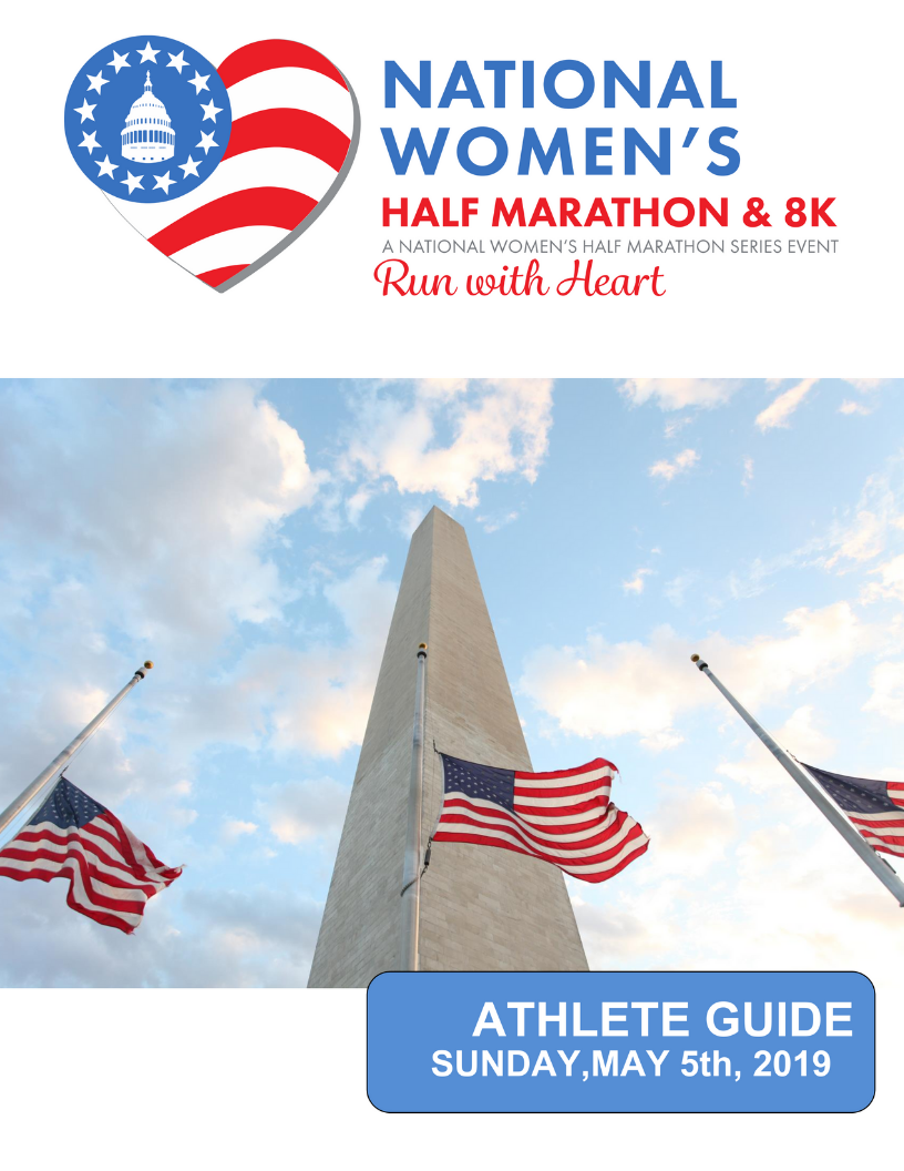 Athlete Guide National Women's Half Marathon & 8K Washington, DC